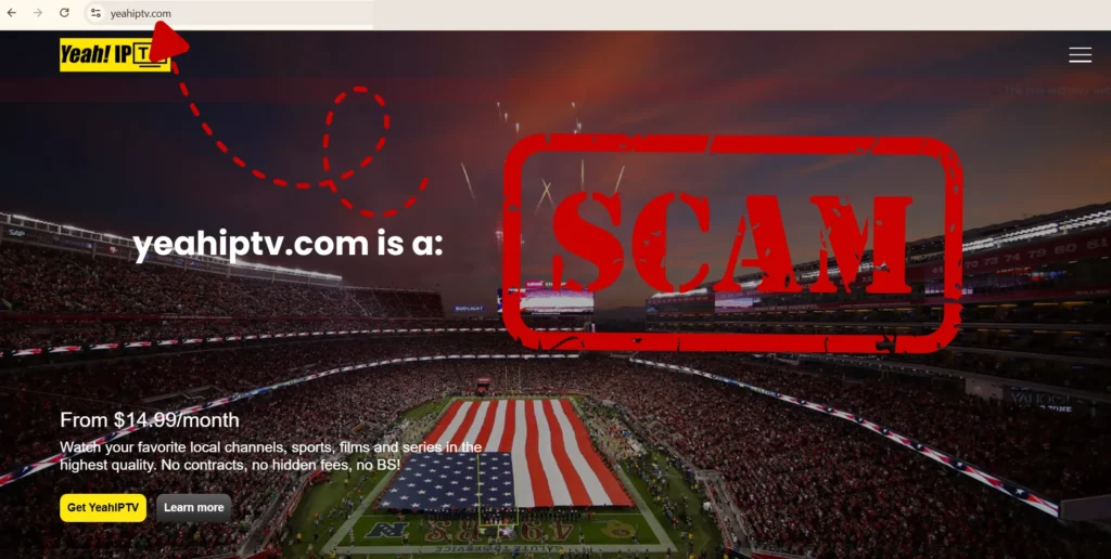 Avoid yeahiptv.com – Scam IPTV With No Refunds 1 Avoid yeahiptv.com – Scam IPTV With No Refunds